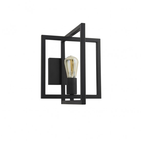 Searchlight wall lamp Plaza 1xE27x60W, 23203-1BK