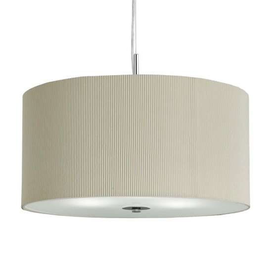 Searchlight pendant lamp Drum 3x60WxE27, 2356-60CR