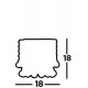 Searchlight wall lamp Hanna, 2xG9x33W, 2402-2GO Searchlight wall lamp Hanna, 2xG9x33W, 2402-2GO