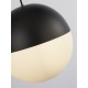 Searchlight pendant lamp Endor, 1x60WxE27, 24181BK