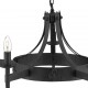 Searchlight Pendant Lamp Cartwheel 5xE14x60W, 2425-5BK