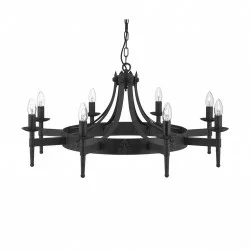Searchlight подвесной светильник Cartwheel 8xE14x60W, 2428-8BK