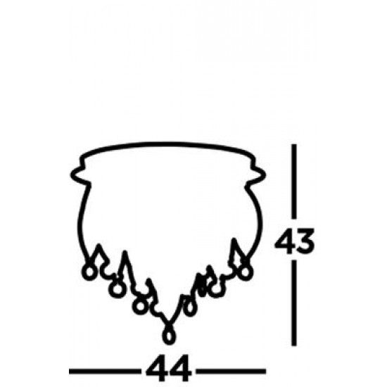 Searchlight DECKENLEUCHTE Spindle 6xG9x33W, 2456-6CC