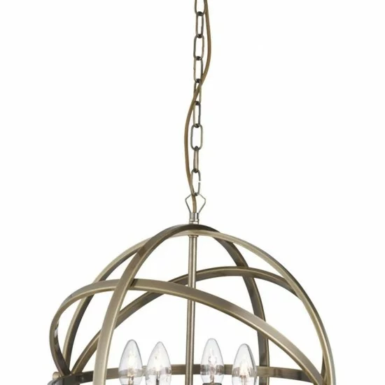 Searchlight Pendant Lamp Orbit 4xE14x60W, 2474-4AB Searchlight Pendant Lamp Orbit 4xE14x60W, 2474-4AB