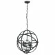Searchlight Pendant Lamp Orbit 4xE14x60W, 2474-4BK Searchlight Pendant Lamp Orbit 4xE14x60W, 2474-4BK