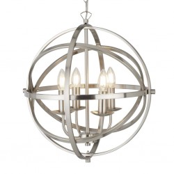 Searchlight Pendant Lamp Orbit 4xE14x60W, 2474-4SS