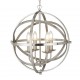 Searchlight Pendant Lamp Orbit 4xE14x60W, 2474-4SS