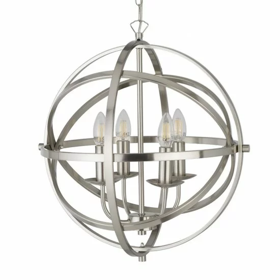 Searchlight Pendant Lamp Orbit 4xE14x60W, 2474-4SS Searchlight Pendant Lamp Orbit 4xE14x60W, 2474-4SS