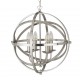 Searchlight Pendant Lamp Orbit 4xE14x60W, 2474-4SS