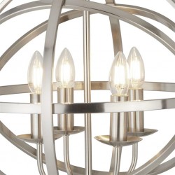 Searchlight Pendant Lamp Orbit 4xE14x60W, 2474-4SS