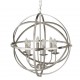 Searchlight Pendant Lamp Orbit 6xE14x60W, 2476-6SS