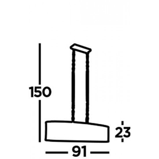 Searchlight Pendelleuchte Fishnet, 4x60WxE27, 2484-4BK