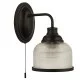 Searchlight sienas gaismeklis Highworth 2671-1BK Searchlight sienas gaismeklis Highworth 2671-1BK
