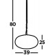 Searchlight Pendelleuchte Fretwork, 1x60WxE27, 2672SS