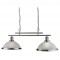 Searchlight Pendant Lamp Bistro 2xE27x60W, 2682-2SS