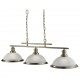 Searchlight Pendant Lamp Bistro 3xE27x60W, 2683-3SS