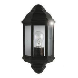 Searchlight outdoor wall light Maine, 1x,60WxE27, IP44, 280BK