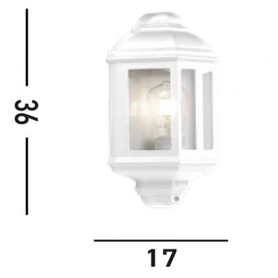 Searchlight āra, fasādes sienas gaismeklis Maine, 1x60WxE27, IP44, 280WH