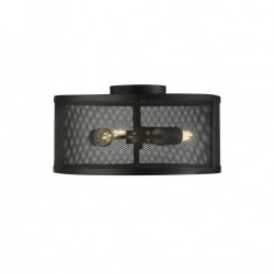 Searchlight CEILING LIGHT Fishnet 3xE27x60W, 2843-3BK