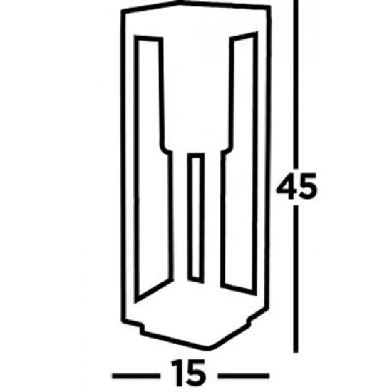 Searchlight outdoor floor lamp Atlanta,15W, 28731-450