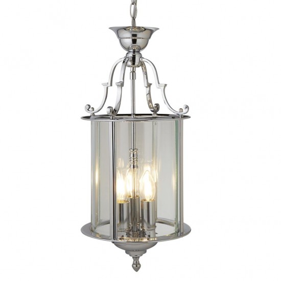 Searchlight Pendant Lamp Bevelled Lantern 3xE14x60W, 3003-10CC