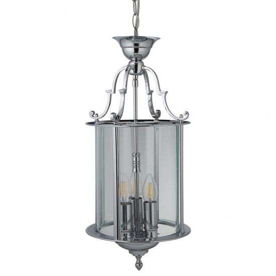 Searchlight Pendant Lamp Bevelled Lantern 3xE14x60W, 3003-10CC