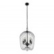 Searchlight Pendant Lamp Shower 5xE14x60W, 30216-5BK