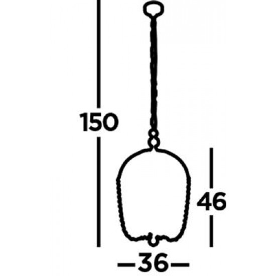 Searchlight piekaramā lampa Knightsbridge 5xE14x60W, 4785-5SS