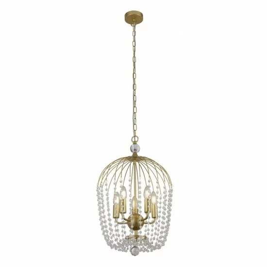 Searchlight Pendant Lamp Shower 5xE14x60W, 30216-5GO Searchlight Pendant Lamp Shower 5xE14x60W, 30216-5GO