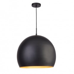 Searchlight Pendant Lamp Chicago 1xE27x60W, 3039BK