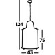 Searchlight Pendelleuchte Lantern 8x60WxE14, 3068-8BK