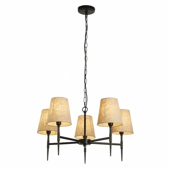 Searchlight Pendelleuchte Gothic, 5x60WxE14, 30690-5BK Searchlight Pendelleuchte Gothic, 5x60WxE14, 30690-5BK