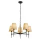 Searchlight Pendelleuchte Gothic, 5x60WxE14, 30690-5BK Searchlight Pendelleuchte Gothic, 5x60WxE14, 30690-5BK