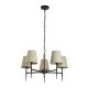 Searchlight Pendelleuchte Gothic, 5x60WxE14, 30690-5BK Searchlight Pendelleuchte Gothic, 5x60WxE14, 30690-5BK