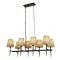 Searchlight Pendelleuchte Gothic, 8x60WxE14, 30690-8BK