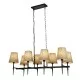 Searchlight Pendelleuchte Gothic, 8x60WxE14, 30690-8BK Searchlight Pendelleuchte Gothic, 8x60WxE14, 30690-8BK