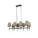 Searchlight Pendelleuchte Gothic, 8x60WxE14, 30690-8BK Searchlight Pendelleuchte Gothic, 8x60WxE14, 30690-8BK