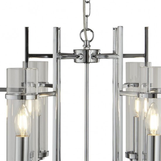 Searchlight Pendant Lamp Milo 6xE14x60W, 3096-6CC