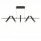 Searchlight pendant lamp Cylinder, 16W LED, 31651-5BK