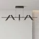 Searchlight pendant lamp Cylinder, 16W LED, 31651-5BK