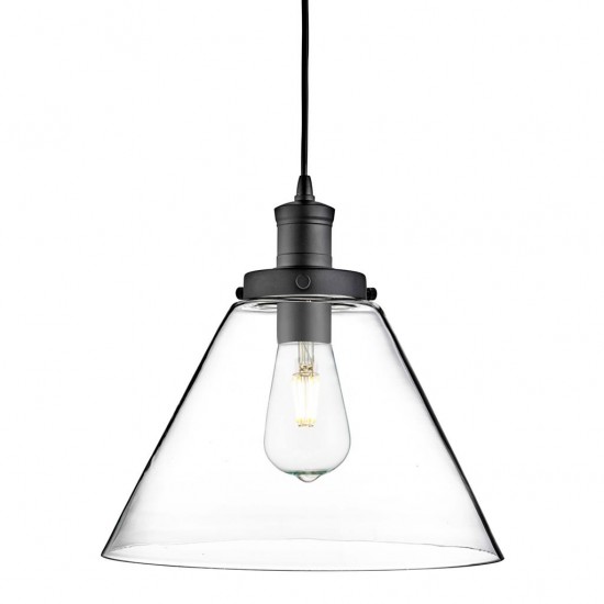 Searchlight Pendant Lamp Pyramid 1xE27x60W, 3228BK