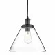 Searchlight Pendelleuchte Pyramid 1xE27x60W, 3228BK
