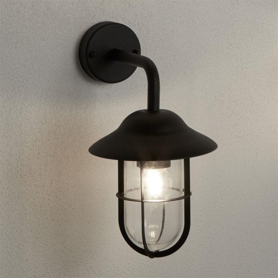 Searchlight outdoor wall light Toronto, 1x40WxE27, IP44, 3291BK