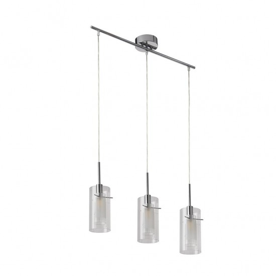 Searchlight pendant lamp Duo 3x60WxE14, 3303-3CCC