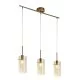Searchlight pendant lamp Duo, 3x60WxE14, 3303-3CP