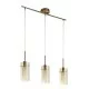 Searchlight pendant lamp Duo, 3x60WxE14, 3303-3CP