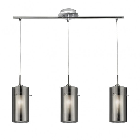 Searchlight pendant lamp Duo 3x60WxE14, 3303-3SM