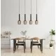 Searchlight pendant lamp Dulwich, 4x60WxE27, 35720-4BK Searchlight pendant lamp Dulwich, 4x60WxE27, 35720-4BK