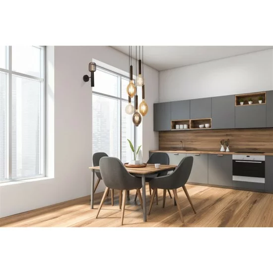Searchlight pendant lamp Dulwich, 5x60WxE27, 35721-5BK Searchlight pendant lamp Dulwich, 5x60WxE27, 35721-5BK