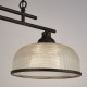 Searchlight Pendant Lamp Highworth 2xE27x60W, 3592-2BK
